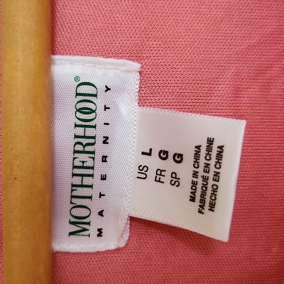 Motherhood Maternity Eyelet Dress, Coral Pink, Size L, Great Condition - Picture 4 of 4